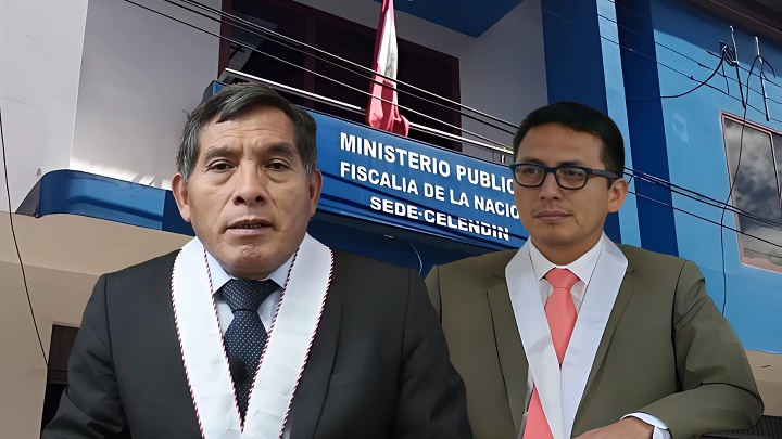 Fiscal Abilio Ecobar Quispe y el ahora Juez Ramos Tenorio Enver